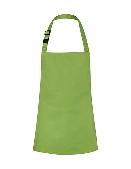 Kinderlatzschürze Basic mit Schnalle - Lime