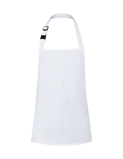 Kinderlatzschürze Basic mit Schnalle - White