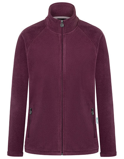 Damen Workwear Fleecejacke Warm-Up - Aubergine
