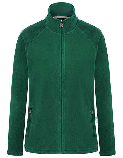 Damen Workwear Fleecejacke Warm-Up - Forest Green
