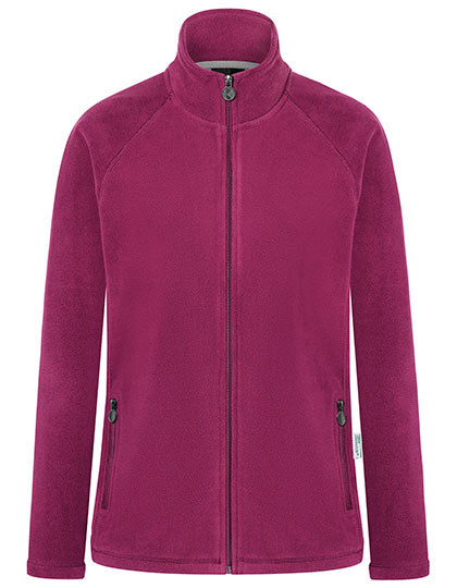 Damen Workwear Fleecejacke Warm-Up - Fuchsia