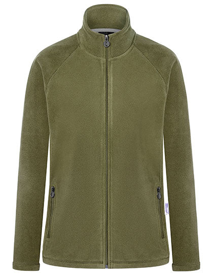 Damen Workwear Fleecejacke Warm-Up - Moss Green