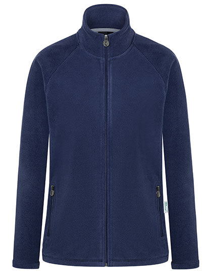 Damen Workwear Fleecejacke Warm-Up - Navy