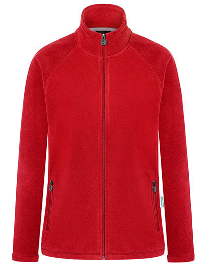 Damen Workwear Fleecejacke Warm-Up - Red