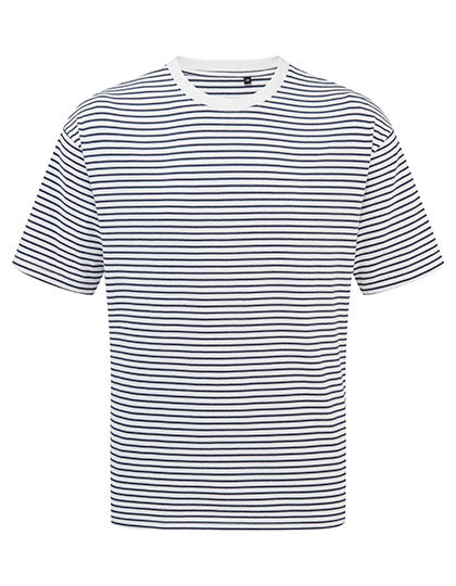 Utility 2.0 Oversized T-Shirt - Navy-White Stripe