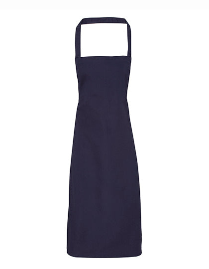 Organic Cotton Bib Apron (No Pocket) - Navy