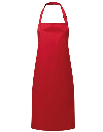 Waterproof Bib Apron - Red