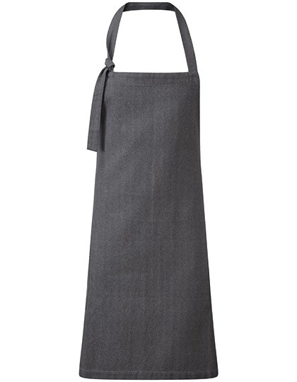 'Regenerate' Bib Apron - Grey Denim