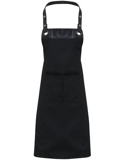 Espresso Bib Apron - Black/Black