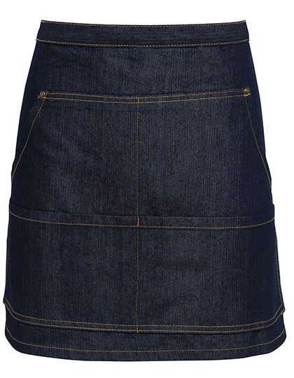 Jeans Stitch Denim Waist Apron - Indigo Denim