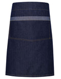Domain Contrast Denim Waist Apron - Indigo Denim