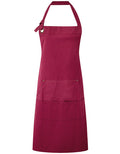 Calibre Heavy Cotton Canvas Pocket Apron - Burgundy