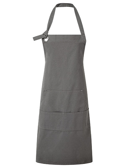 Calibre Heavy Cotton Canvas Pocket Apron - Dark Grey