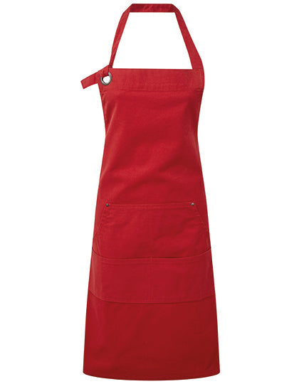 Calibre Heavy Cotton Canvas Pocket Apron - Red