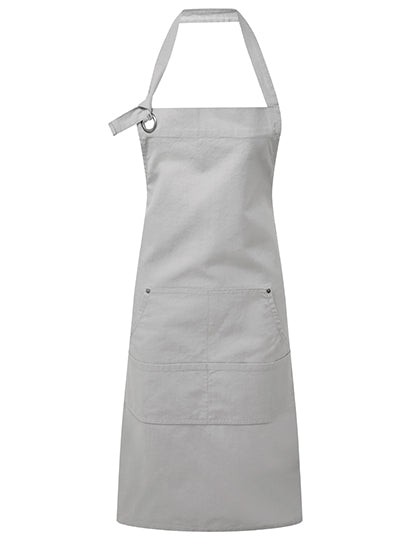 Calibre Heavy Cotton Canvas Pocket Apron - Silver