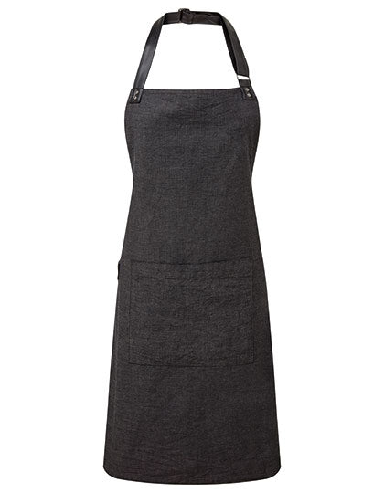 Annex Oxford Bib Apron - Black