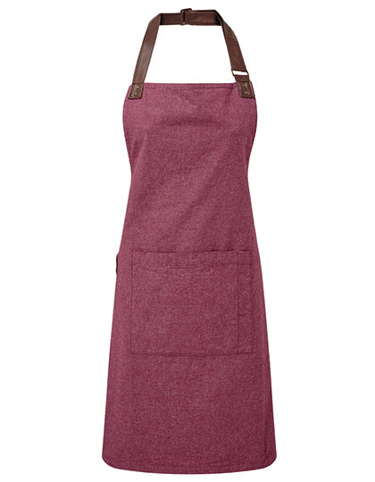 Annex Oxford Bib Apron - Burgundy