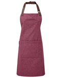 Annex Oxford Bib Apron - Burgundy