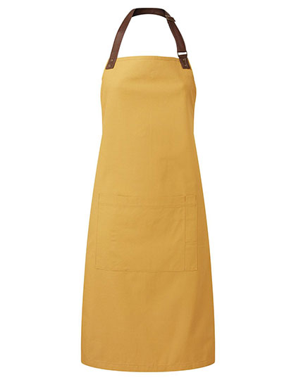 Annex Oxford Bib Apron - Mustard