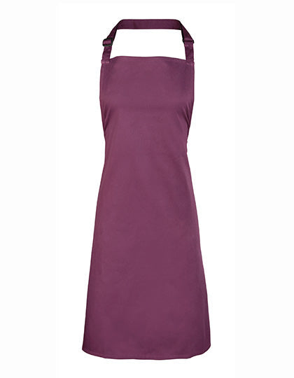 Colours Collection Bib Apron - Aubergine