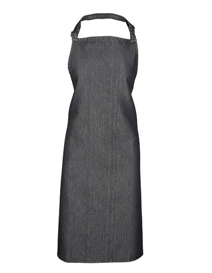 Colours Collection Bib Apron - Black Denim