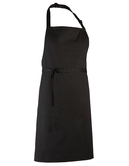Colours Collection Bib Apron - Black