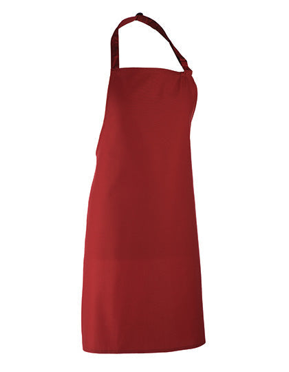 Colours Collection Bib Apron - Burgundy