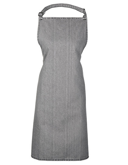 Colours Collection Bib Apron - Grey Denim