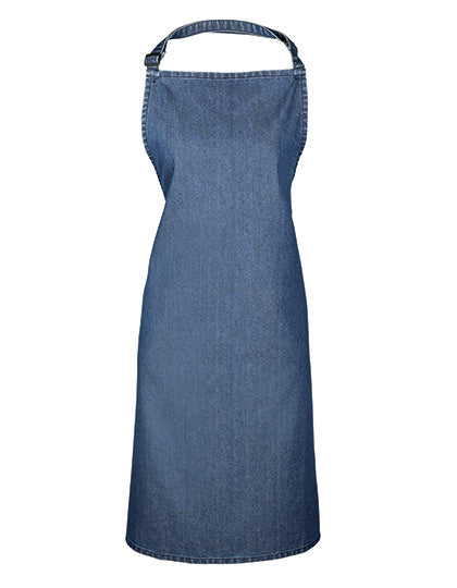 Colours Collection Bib Apron - Indigo Denim