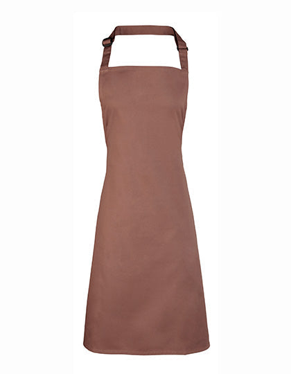 Colours Collection Bib Apron - Mocha