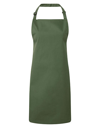 Colours Collection Bib Apron - Moss Green