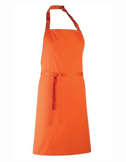 Colours Collection Bib Apron - Orange