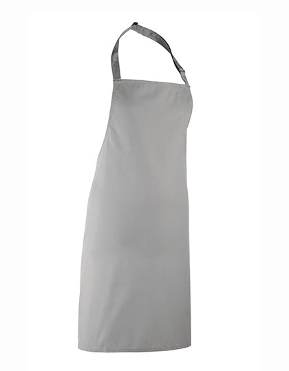 Colours Collection Bib Apron - Pale Grey (Silver)