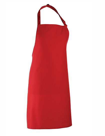 Colours Collection Bib Apron - Red