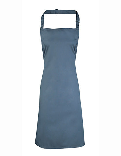 Colours Collection Bib Apron - Steel