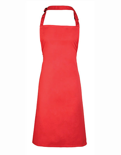 Colours Collection Bib Apron - Strawberry Red