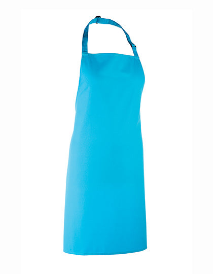 Colours Collection Bib Apron - Turquoise