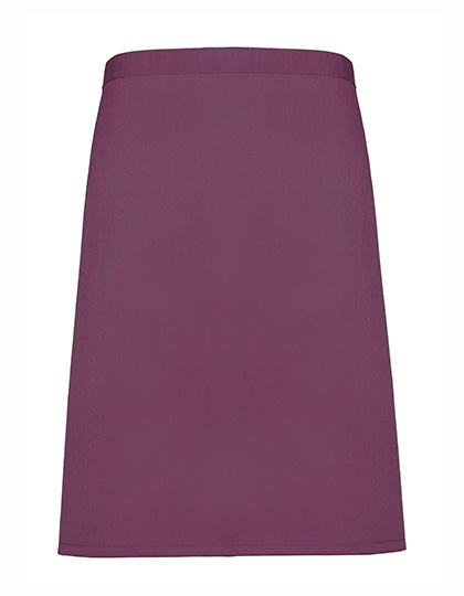 Colours Collection Mid Length Apron - Aubergine