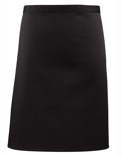 Colours Collection Mid Length Apron - Black