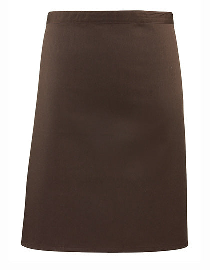 Colours Collection Mid Length Apron - Brown