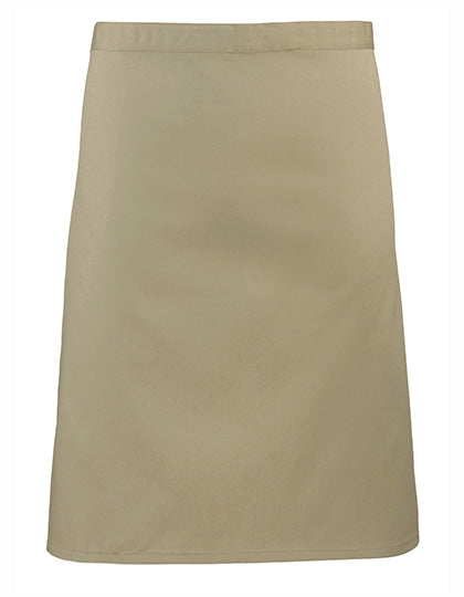 Colours Collection Mid Length Apron - Khaki