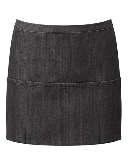 Colours Collection 3-Pocket Apron - Black Denim