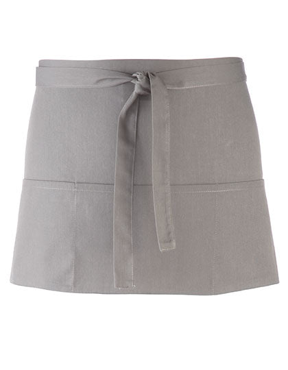 Colours Collection 3-Pocket Apron - Pale Grey (Silver)