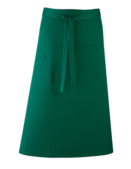 Colours Collection Bar Apron - Bottle Green