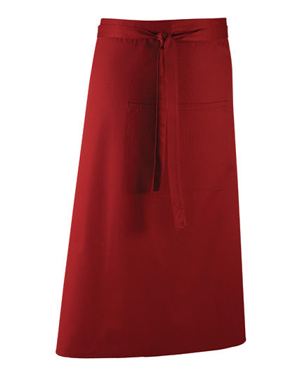 Colours Collection Bar Apron - Burgundy