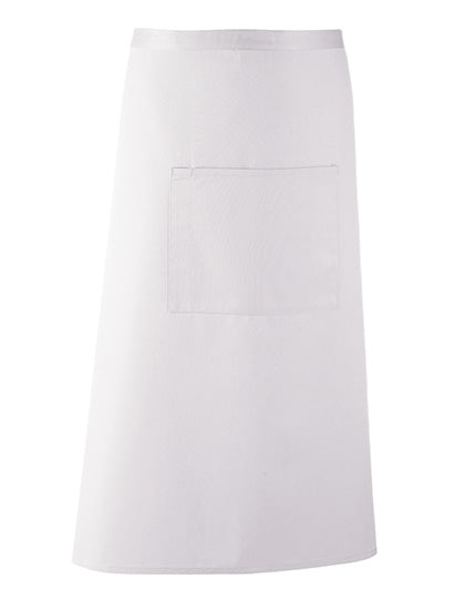 Colours Collection Bar Apron - White