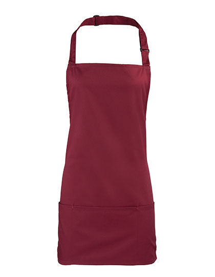 'Colours' 2 in 1 Apron - Burgundy