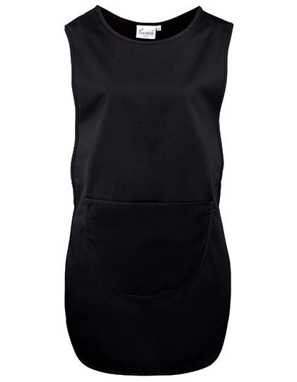 Women's Long Pocket Tabard - Black