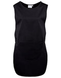 Women's Long Pocket Tabard - Black