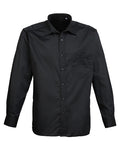 Men´s Poplin Long Sleeve Shirt - Black